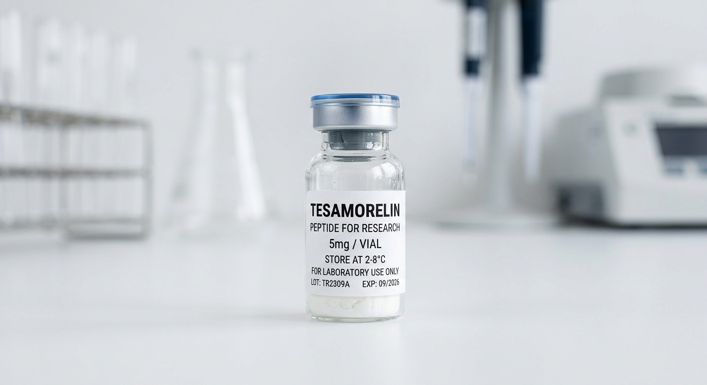 Tesamorelin research peptide